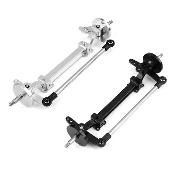 Metall Frontaksel uten kraft med styrestang Styreenhet for 1/14 RC Lastebil Traktor Bil Oppgraderinger