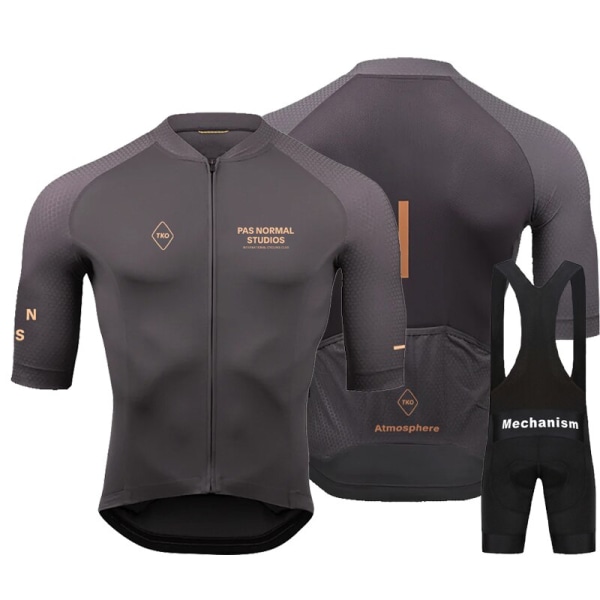 PNS Cykeltröja för män med kort ärm Andas MTB-cykel Sommar Svart Cykelkläder Maillot Ropa Ciclismo Uniform Suit 1 M