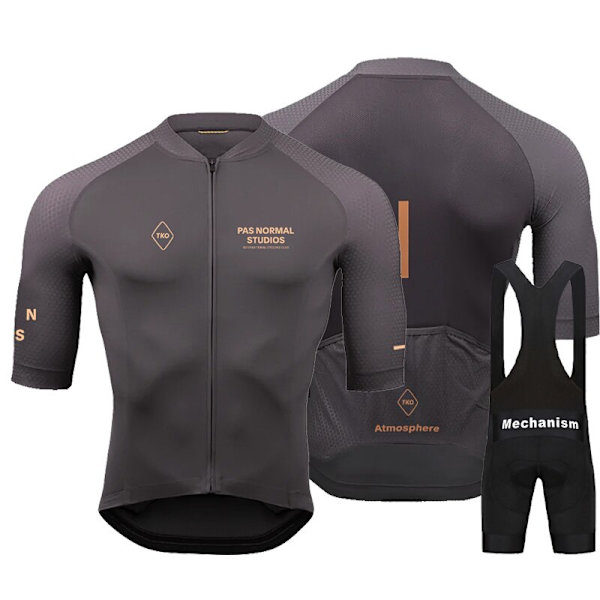 PNS cykeltrøjesæt til mænd med kort ærmet åndbar MTB-cykel Sommer Sort cykeltøj Maillot Ropa Ciclismo Uniform Suit 9 4XL