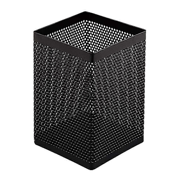 Nya Modeller Mesh Pennhållare Metall Pennhållare För Skrivbord, Svart Pennkopp Fyrkantig Pennkopp, svart, 1-pack