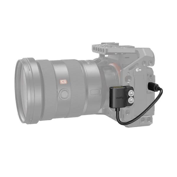 SmallRig Ultra Slim 4K Adapterkabel D til A for BMPCC 4K for Sony A7R IV, A7RIII, A7III, A7II Black