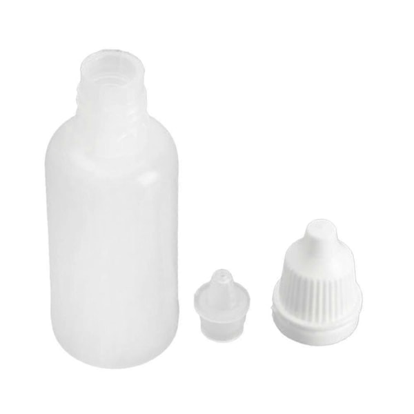 50 st Tomma Plast Klämbara Droppflaskor (20ml)
