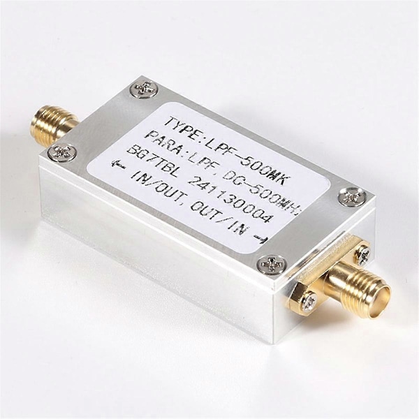 LPF-500MK LC Lavpasfilter DC-500MHz, med SMA-stik