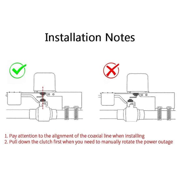 Tuya Zigbee Smart Manipulator Ventilcontroller til Vand Gas Auto Luk Til Fra Understøtter Alexa Home Sm