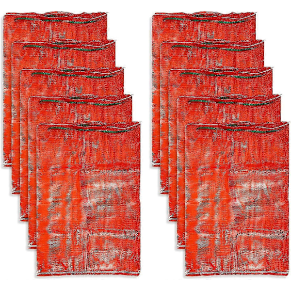 35 x 60 cm (13,78\" x 19,69\") verkkosipulipussit, 10 kpl, suuret uudelleenkäytettävät verkkopussit ripustettavat