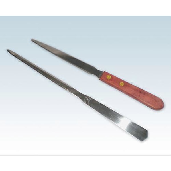 2 Stykker Brevåbner i Rustfrit Stål med Træhåndtag, Letvægts Brevåbnere, 22 cm i Længden