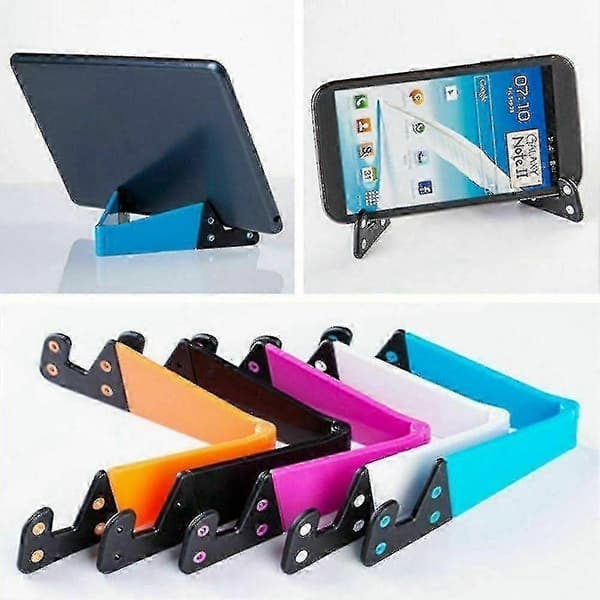 2x Bærbar Universal Foldbar Mobiltelefon Stand Holder Til Smartphone Tablet