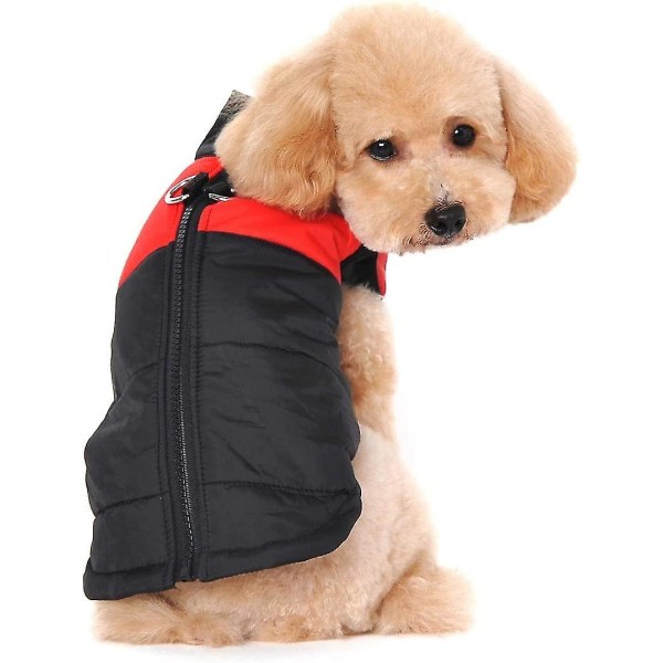 Pieni vedenpitävä koiran takki Talvitakki Pehmustettu untuvatakki, joka on yhteensopiva koirien kanssa Lemmikkien pentujen vaatteet Eri kokoja ja värejä S