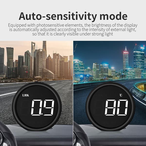 Ny OBDII Speedometer HUD Head-up Display B1 Multifunksjons Bil Diagnostisk Detektor Speedometer