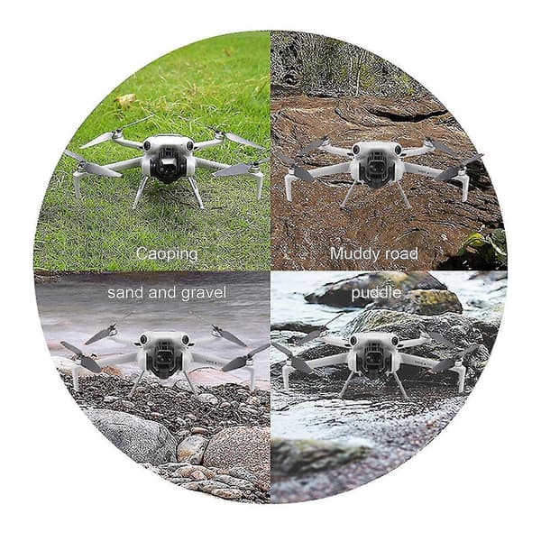 Landingssteludvidelse til DJI Mini 4 Pro Drone Tilbehør Grey