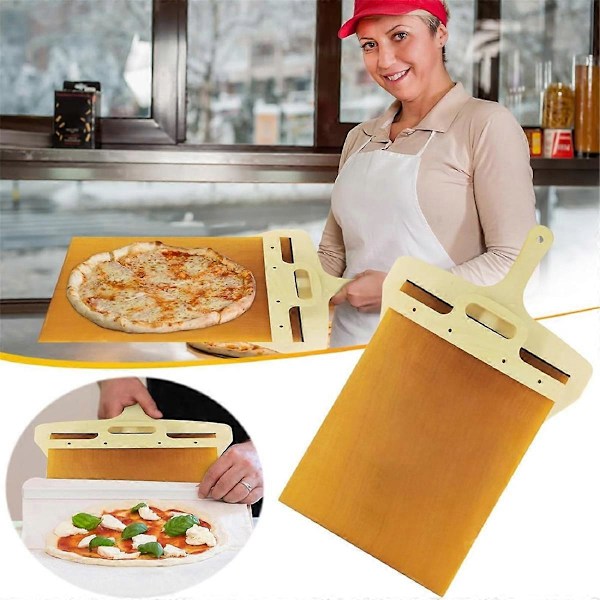 Pizzalapio leivontaan ja grillaamiseen, ammattimainen uunileivonta- ja grillaustyökalu Pala Pizza Scorrevole Safe an