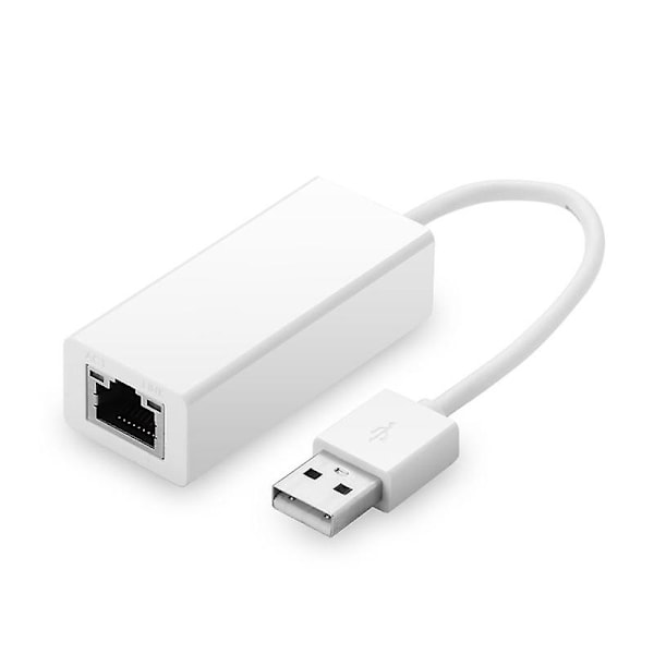 USB 2.0 til RJ45 Ethernet Adapter LAN Nettverk 10/100 Mbps for Macbook Win7