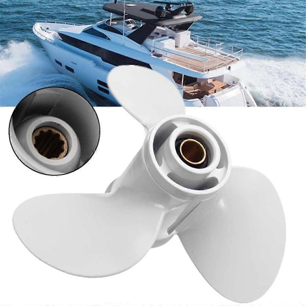 9-7/8 X 12 Marin Utombordsmotor Propeller för 20-30HP 664-45954-01-EL Aluminiumlegering Marin Propeller 1