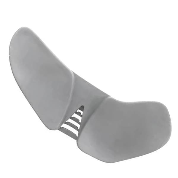Høyre Hånds Ergonomisk Musematte med Håndleddsstøtte Silikon Gel Sklisikker Grå