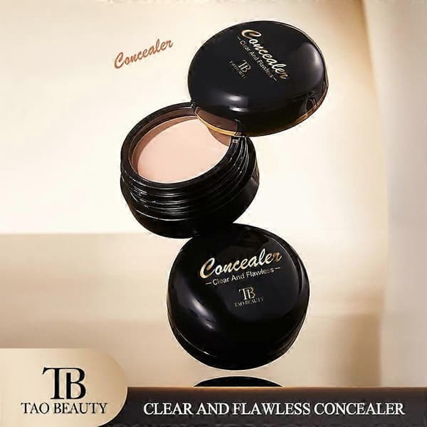 Full Coverage Concealer Cream, Vanntett Blemish Dark Circles Spot Cover Makeup Foundation for Daglig Ansiktsmakeup A