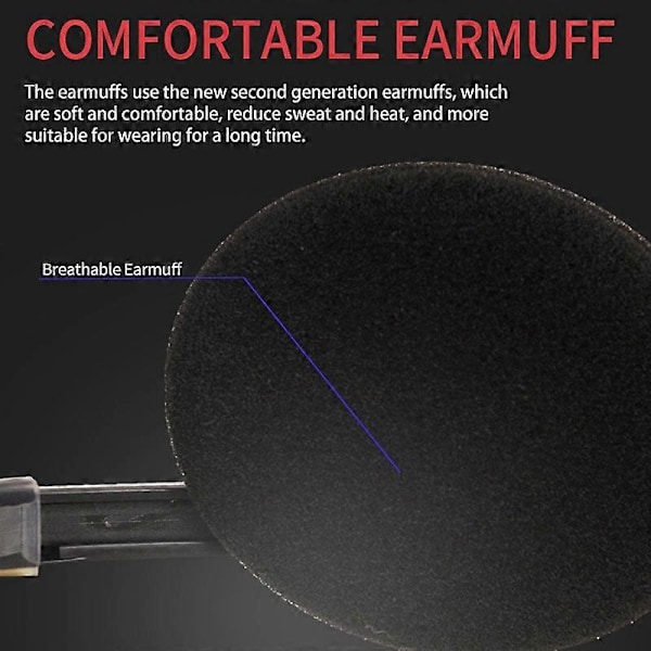 3,5 mm Audio Headset Computer Headset med 270 Graders Boom Mikrofon Egnet til Stationære Computere