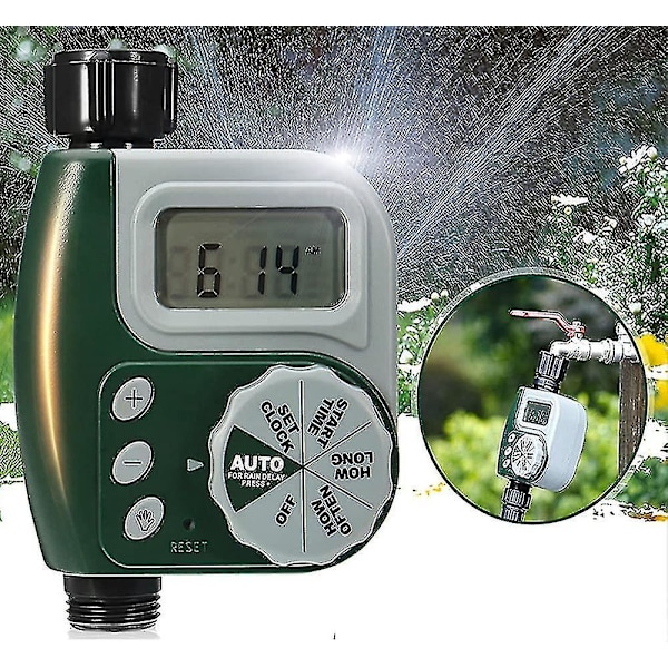Vandtimer, Udendørs Vandingskontrol Automatisk Sprinkler Elektronisk Slange Timer