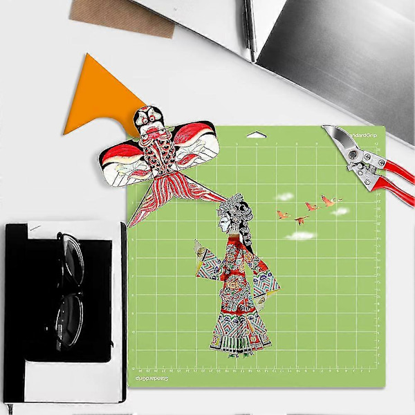 3-pack skärmatta set med ersättningsspade, rutnät, lättviktig, självhäftande