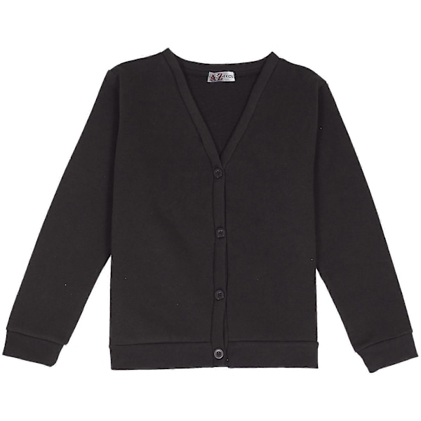 Børn Piger Spejdere Skoleuniform Cardigan Børstet Fleece Cardigan