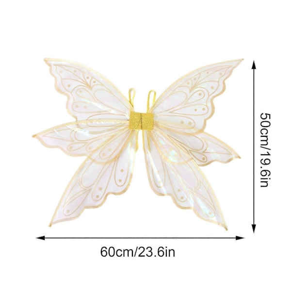 Dame Butterfly Vinger, Fe Vinger, Fe Vinger til Piger Voksne, Damer Piger Fe Vinger Glitterende Engel Vinger