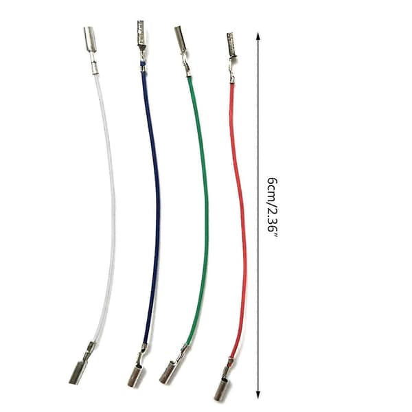 3/4 stk. Universelle patron Phono Kabel Ledninger Header Ledninger Til Pladespiller Phono Headshell Tilbehør