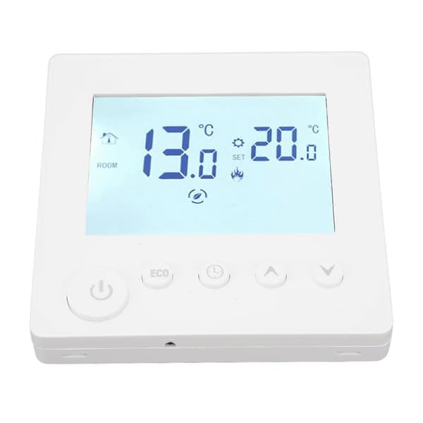 LCD Display Digital Termostat Timing Programmerbar Temperaturregulator AC 90-240V 16A til Elektrisk Opvarmning med 3 Meter Sensor Kabel