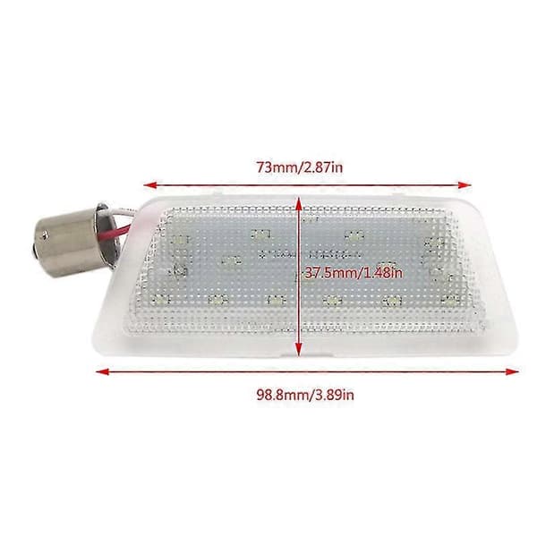 1x LED Nummerpladelys til Opel G 98-04 Bil Nummerpladelys Bilstylning