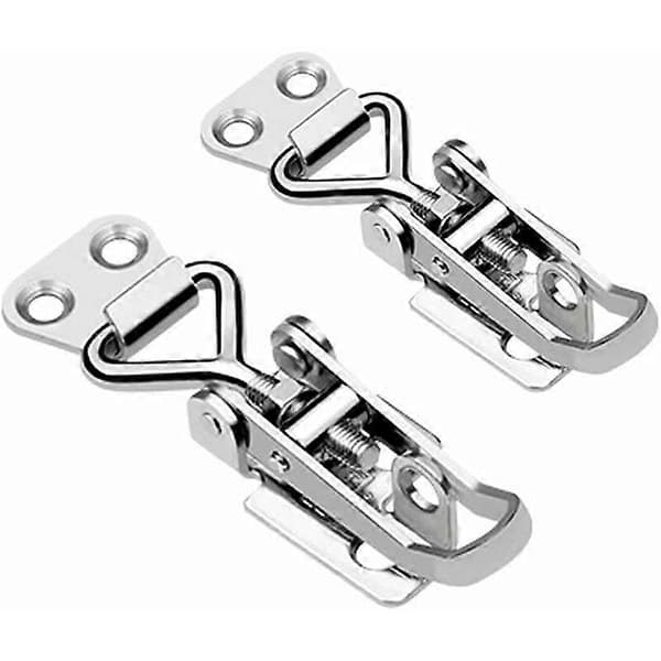 Rustfri Stål Vippelås, 2 Stk Metall Vippelås, Spaklukking, N