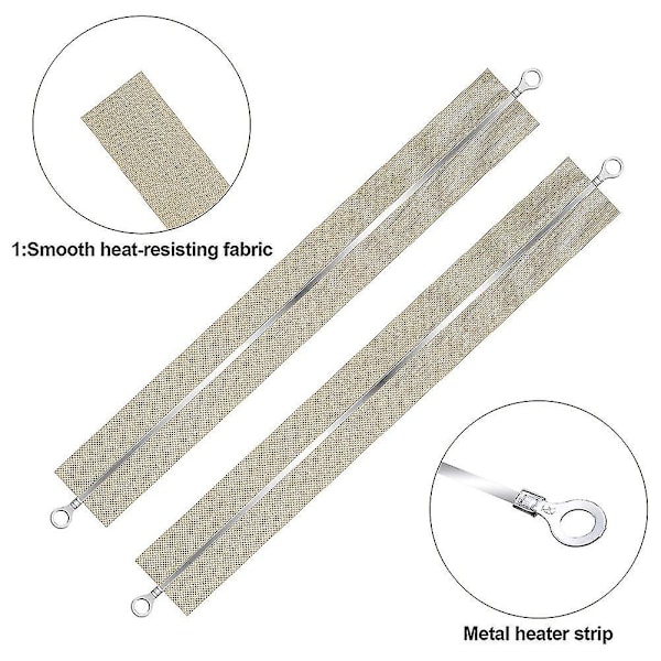 10 Stk. Impulsforsegler Reservedele Impulsforsegler Varmeelementer Service Reservedelsreparation Par