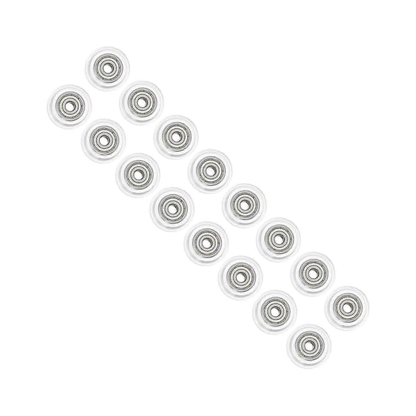 Stabilt Lavfriksjons 48PCS 3D-printer POM Stål Reimhjulsett