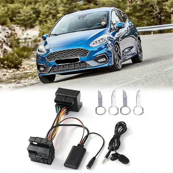 Bil Stereo Bluetooth Kabel Adapter for Fiesta Focus Mondeo Kuga 6000CD Radio Musikk Streaming