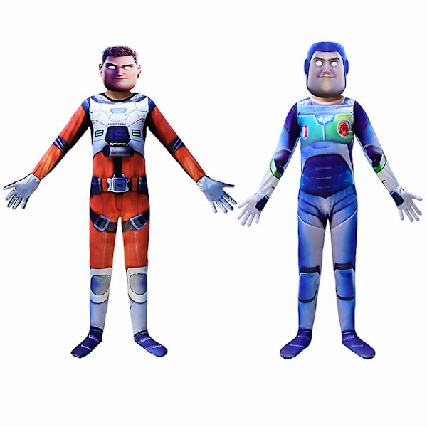 2023 Het Buzz Lightyear Halloween Cosplay Kostym Anime Pojkar Jumpsuit Karneval Party Cos Kläder Buzz Lightyear Kostym 5-13 år 198 130 (7-8Y)
