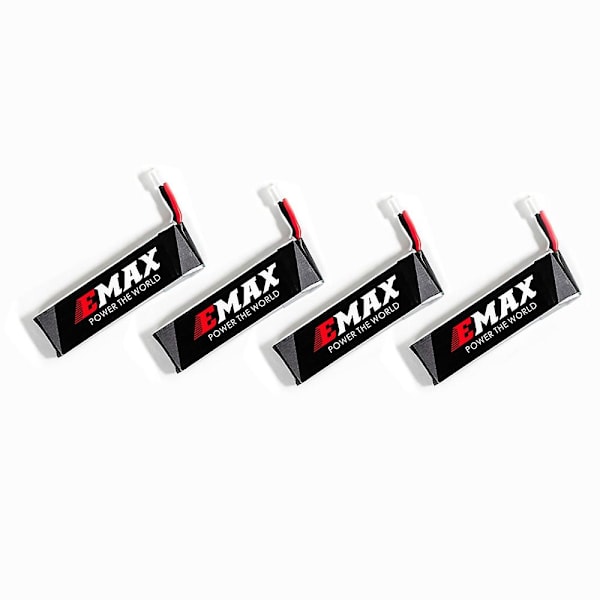 4 stk. EMAX HV 3.8V 450mAh Lipo Batteri til EMAX Tinyhawk FPV Racing Drone