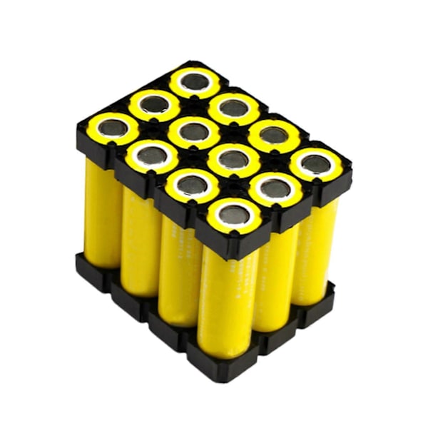 10 Stycken 21700 Batterihållare Fäste Cell Säkerhet Plastfästen för 21700