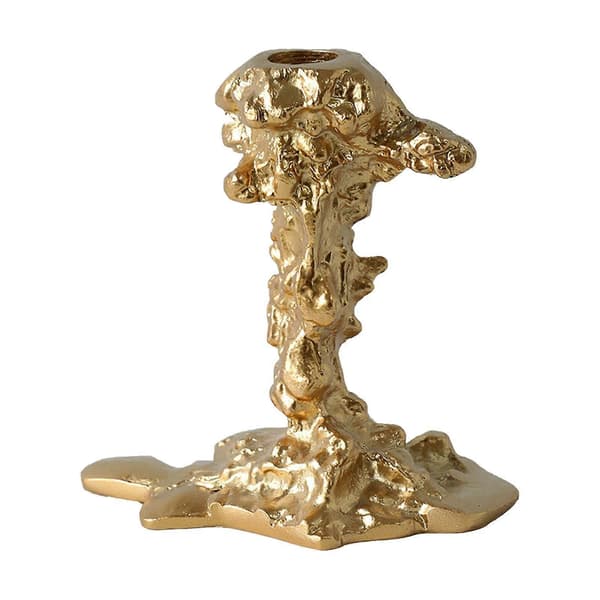 Sort Jern Lysestake Pilar Lys Holder for L
