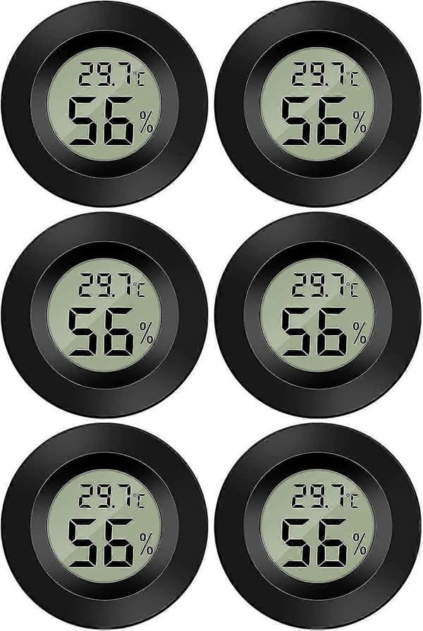 Mini Digital LCD Termometer Hygrometer Temperatur Luftfuktighet -50~70 10%~99% RH Portabel Termometer