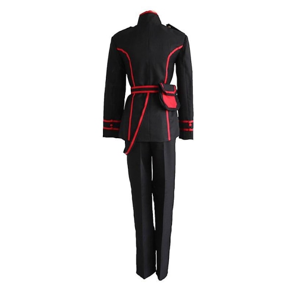 Anime D.gray-man Linali Lenalee Lee Allen Walker Cosplay kostumer Sort skoleuniform Qutfit jakkesæt Halloween Outfit Kjole paryk only wig L