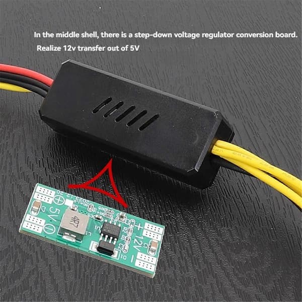 DC 5525 - SATA-kiintolevyn virtalähdekaapeli DC 12V - SATA