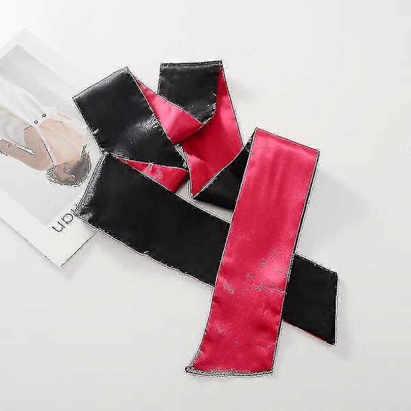 2 st Satin Ögonmask Sovmask, 150cm/59\" Justerbar Satin Ögonmask För Vuxna Par