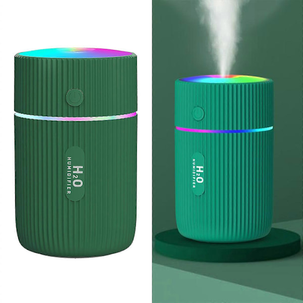 220ml Luftfuktere med kjølig tåke, liten bærbar luftfukter, USB-lading, automatisk avstenging, nattlys, for babyrom