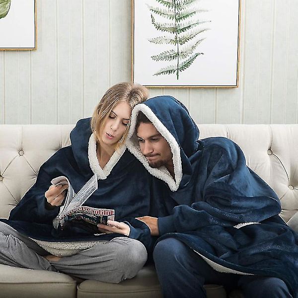 Oversized hættetrøjer sweatshirt kvinder vinter hættetrøjer fleece gigantisk tv-tæppe med ærmer trøje Oversize kvinder hættetrøjer sweatshirts style 3