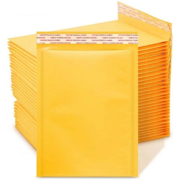 Kraft Boblekonvolutter, 10x12 tommer 25-pakning Forsendelseskonvolutter