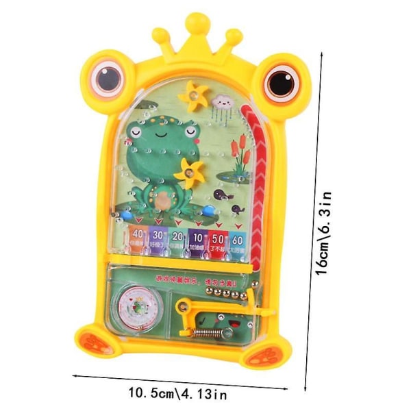 Pocket Pinball Machine Legetøj Mini Pinball Spil Til Børn Kreativt Børne Pinball Spil Bærbart Bordspil Legetøj Blue