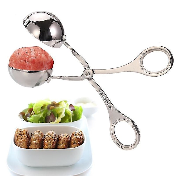 Grillpresser i rustfrit stål, kødbollemaskine, køkkentilbehør