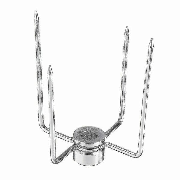 2 stk. Bbq Rotisserie Kødfork Grill Kødpinde Rustfrit Stål Barbecue Spid