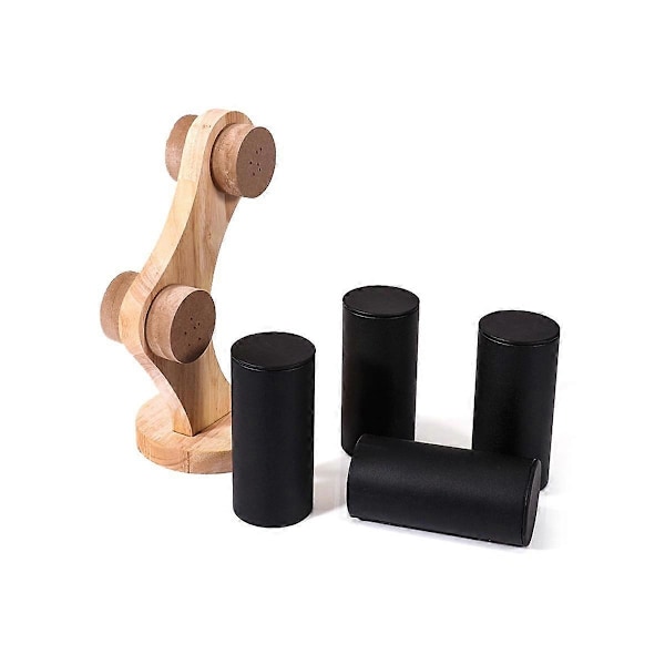 2-lags smykke display stand i massivt træ armbånd ur organizer opbevaringsstativ smykke pakning Disp