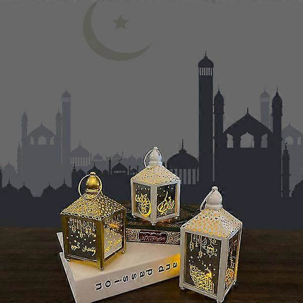 Eid Mubarak Element Lampe Eid Ramadan Islamsk Lampe Innendørs Hjemmefest Dekor