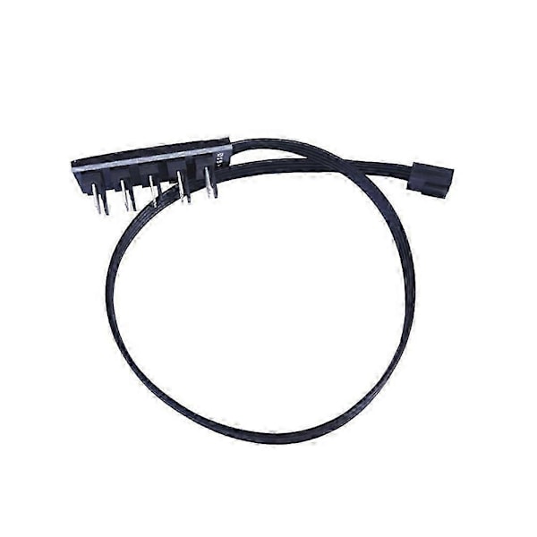 40cm 1 till 5 4-Pin Molex TX4 PWM Fläkt CPU HUB Splitter PC Chassi Kylare Förlängningskabel Adapter Controller