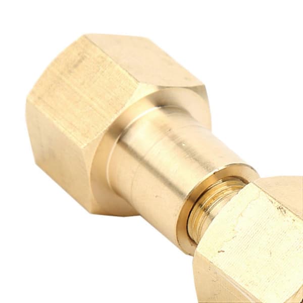 CGA-320 til CGA-580 Cylinder Adapter Kuldioxidtank til Argon Regulator