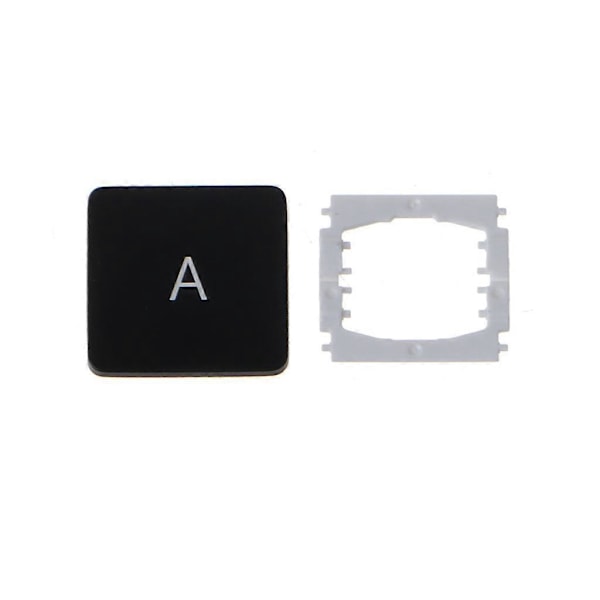 En sort tast med hvidt klips US UK tastatur til udskiftning af taster til MacBook Pro Retina A1707 A1706 A1708